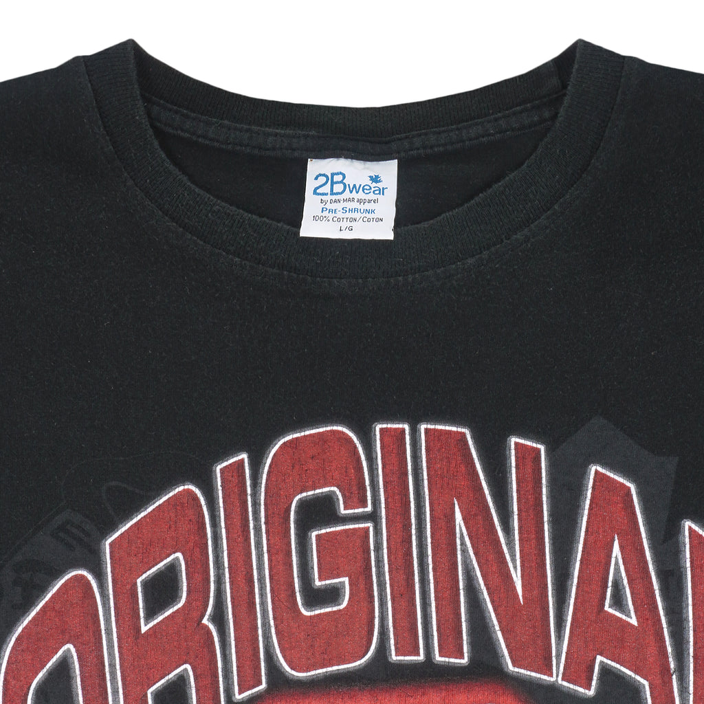 NHL - The Original 6 Hockey Team T-Shirt 1990s Large Vintage Retro Hockey