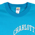 NBA (Competitor) - Charlotte Hornets Zubaz T-Shirt 1990s X-Large Vintage Retro