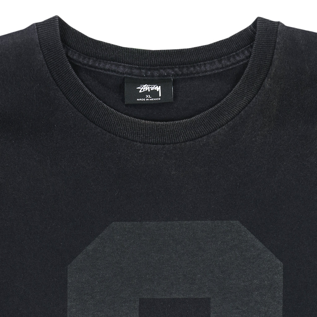 Stussy - Black Spell-Out T-Shirt 1980 X-Large