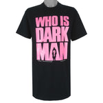 Vintage - Who is Dark Man Movie T-Shirt 1990s X-Large Vintage Retro