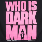Vintage - Who is Dark Man Movie T-Shirt 1990s X-Large Vintage Retro