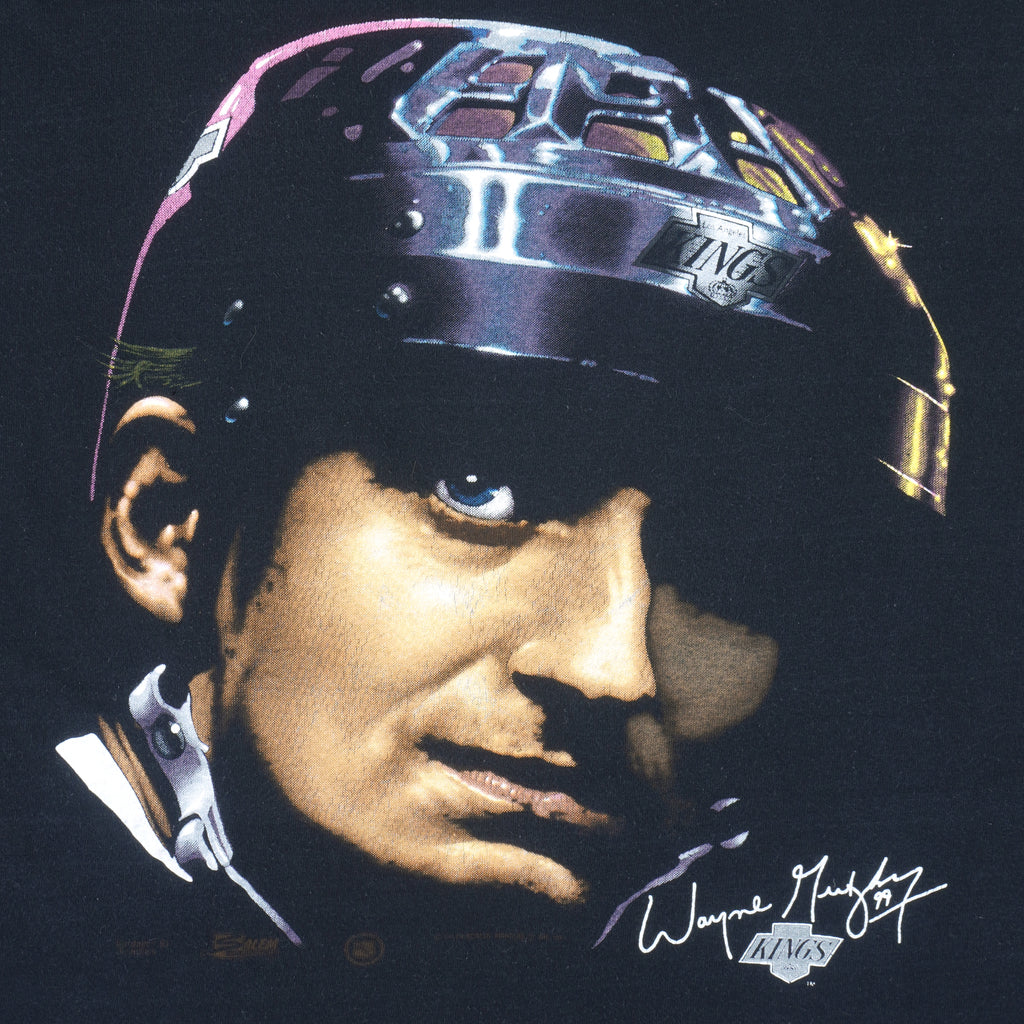 NHL - Los Angeles Kings, Wayne Gretzky T-Shirt 1990s X-Large Vintage Rretro Hockey