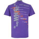 Nike - Charles Barkley Say What Free Speech T-Shirt 1990s Large Vintage Retro Basketball