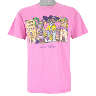 Vintage (Gildan) - New Orleans Cats T-Shirt 1990s Medium