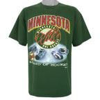 NHL - Minnesota Wild Big Spell-Out T-Shirt 2000s X-Large Vintage Retro Hockey