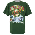 NHL - Minnesota Wild Gloves T-Shirt 2000s X-Large