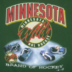 NHL - Minnesota Wild Big Spell-Out T-Shirt 2000s X-Large Vintage Retro Hockey