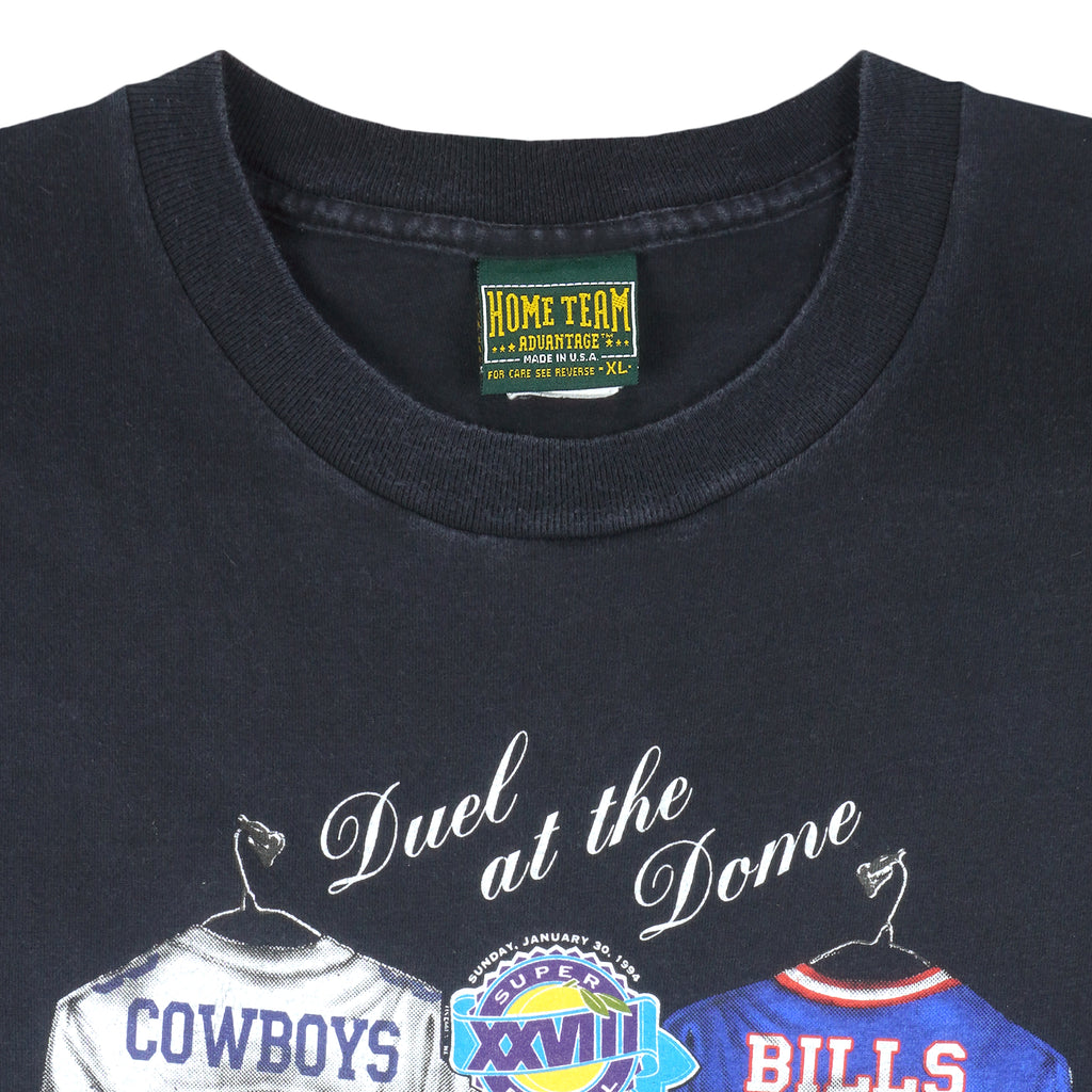 NFL - Cowboys VS Bills, Super Bowl 28th T-Shirt 1993 X-Large Vintage Retro Football