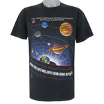 Vintage (Oneita) - Solar System Ohio's Planetarium Single Stitch T-Shirt 1992 Large