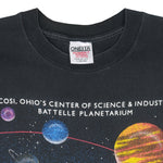 Vintage - Black Solar System T-Shirt 1990s Large Vintage Retro