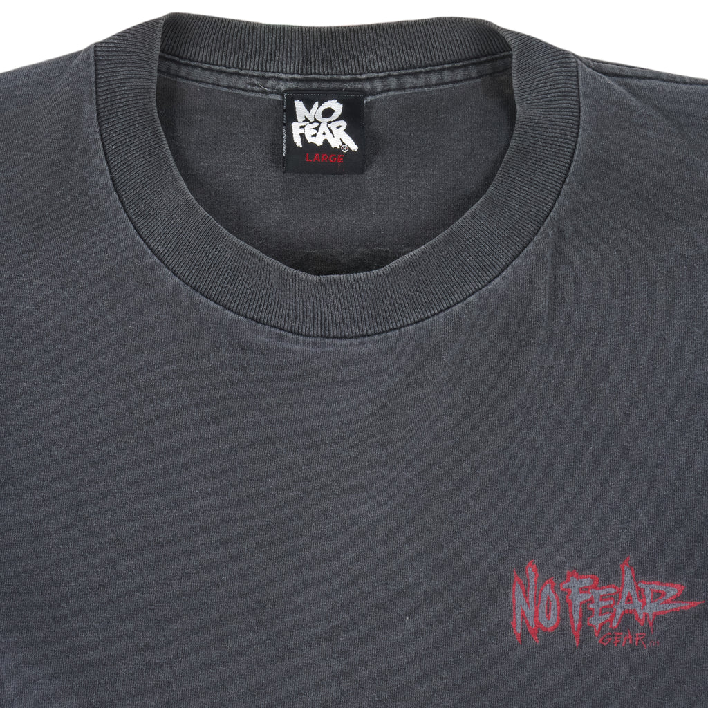 Vintage (No Fear) - There Are Lessens To Be Learn From Competition T-Shirt 1990s Large Vintage Retro