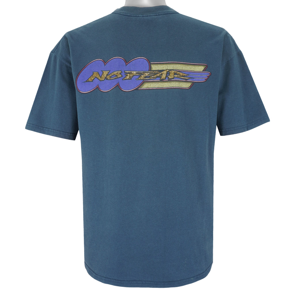 Vintage (No Fear) - Big Spell-Out T-Shirt 1990s X-Large Vintage Retro