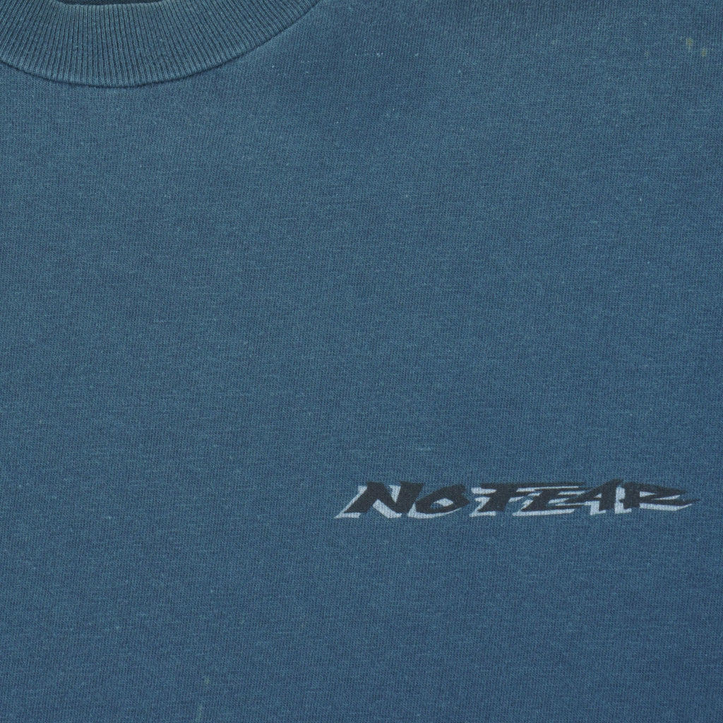 Vintage (No Fear) - Big Spell-Out T-Shirt 1990s X-Large Vintage Retro