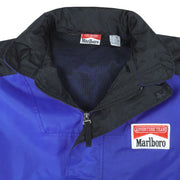 Vintage (Marlboro) - Blue Zip-Up Jacket 1990s Small Vintage Retro