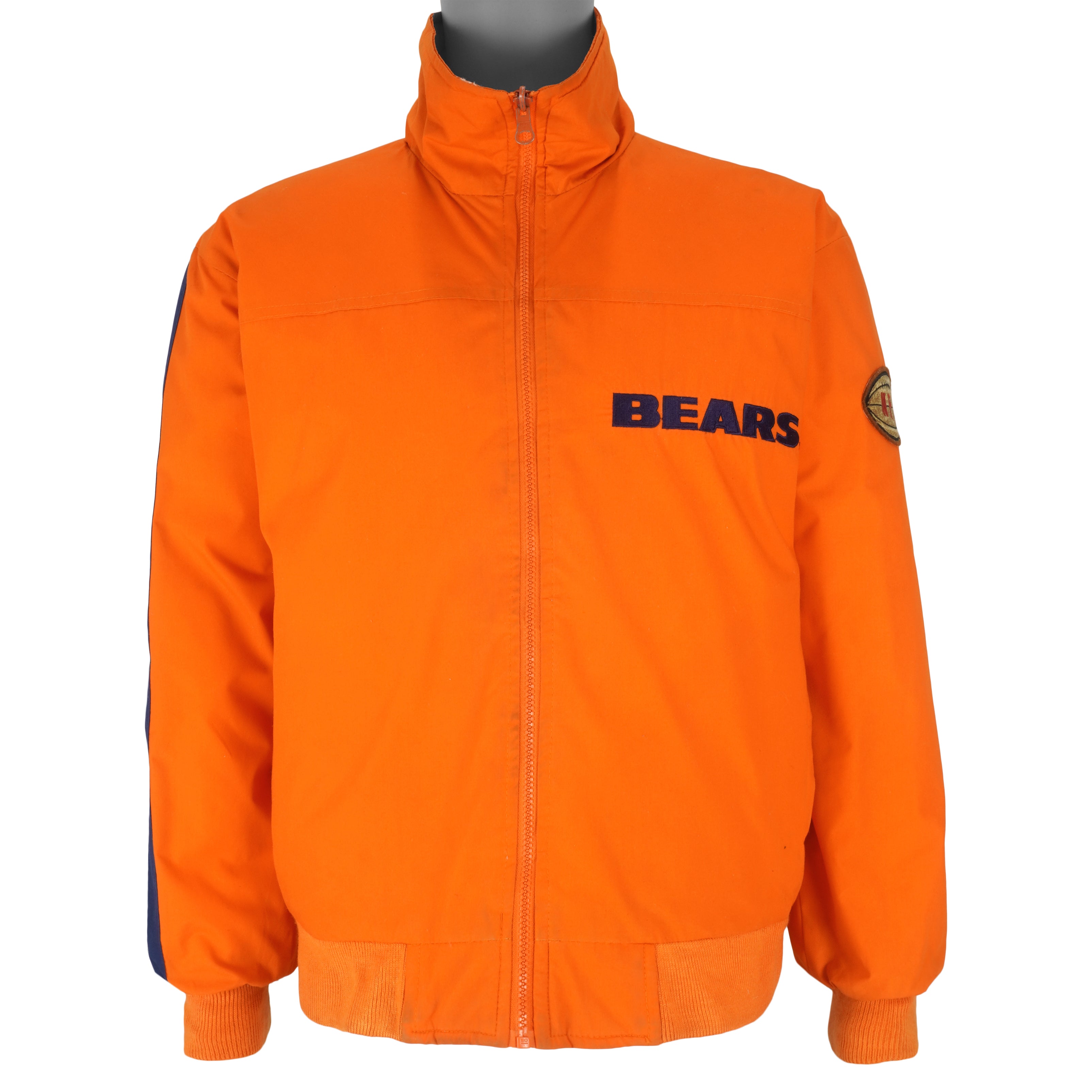 NFL - Chicago Bears Monogram Reversible Jacket 1990s Medium Vintage Retro Football