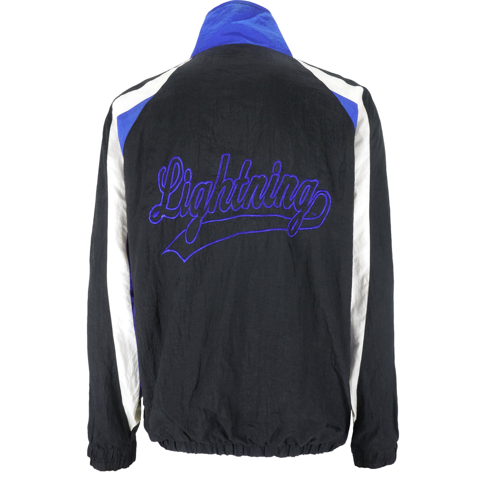 NHL (Competitor) - Tampa Bay Lightning Windbreaker 1990s Large Vintage Retro Hockey