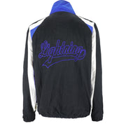 NHL (Competitor) - Tampa Bay Lightning Windbreaker 1990s Large Vintage Retro Hockey