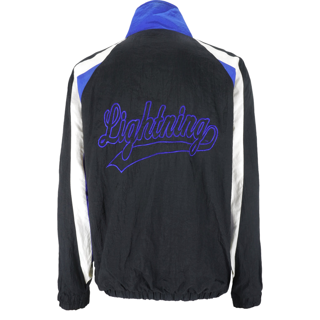 NHL (Competitor) - Tampa Bay Lightning Windbreaker 1990s Large Vintage Retro Hockey