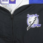 NHL (Competitor) - Tampa Bay Lightning Windbreaker 1990s Large Vintage Retro Hockey