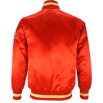 MLB - Cincinnati Reds Button-up Satin Jacket 1990s Small Vintage Retro Baseball