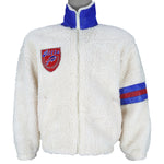 NFL (Spirit) - Buffalo Bills Big Spell-Out Fleece Jacket 1990s Small Vintage Retro Football