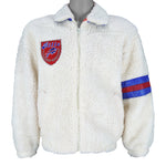 NFL (Spirit) - Buffalo Bills Big Spell-Out Fleece Jacket 1990s Small Vintage Retro Football