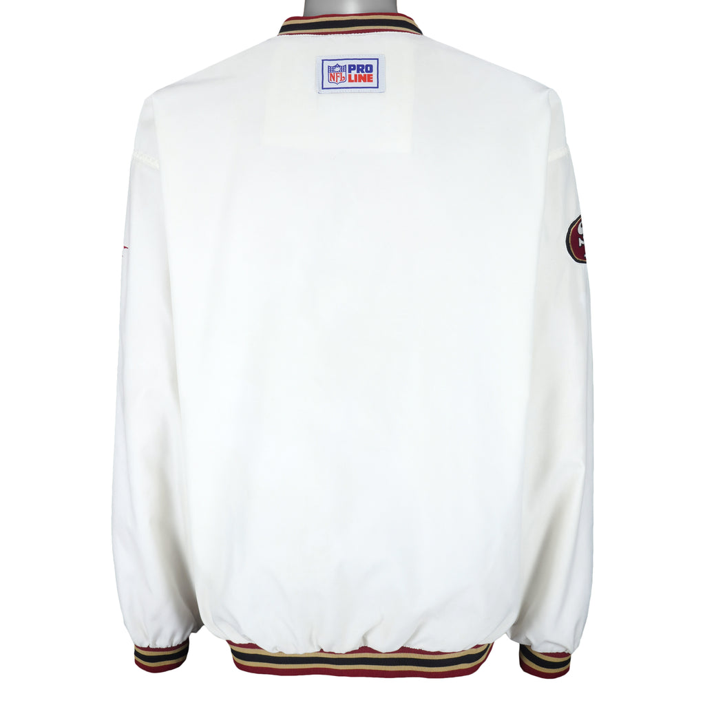 Reebok - San Francisco 49ers Spell-Out Windbreaker 1990s X-Large Vintage Retro Football
