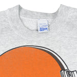 NFL (Salem) - Cleveland Browns Crew Neck Sweatshirt 1990s Large Vintage Retro Football