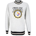 NFL - Pittsburgh Steelers Big Logo Crew Neck Sweatshirt 1990s Medium Vintage Retro Football