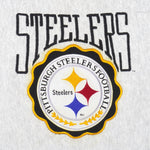 NFL - Pittsburgh Steelers Big Logo Crew Neck Sweatshirt 1990s Medium Vintage Retro Football