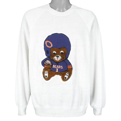 NFL (Nutmeg) - Chicago Bears Crew Neck Sweatshirt 1990s X-Large