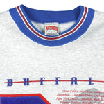 NFL - Buffalo Bills Big Spell-Out Crew Neck Sweatshirt 1990s X-Large Vintage Retro Football