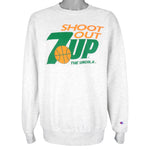 Champion - 7-Up Shoot Out Crew Neck Sweatshirt 1990s X-Large