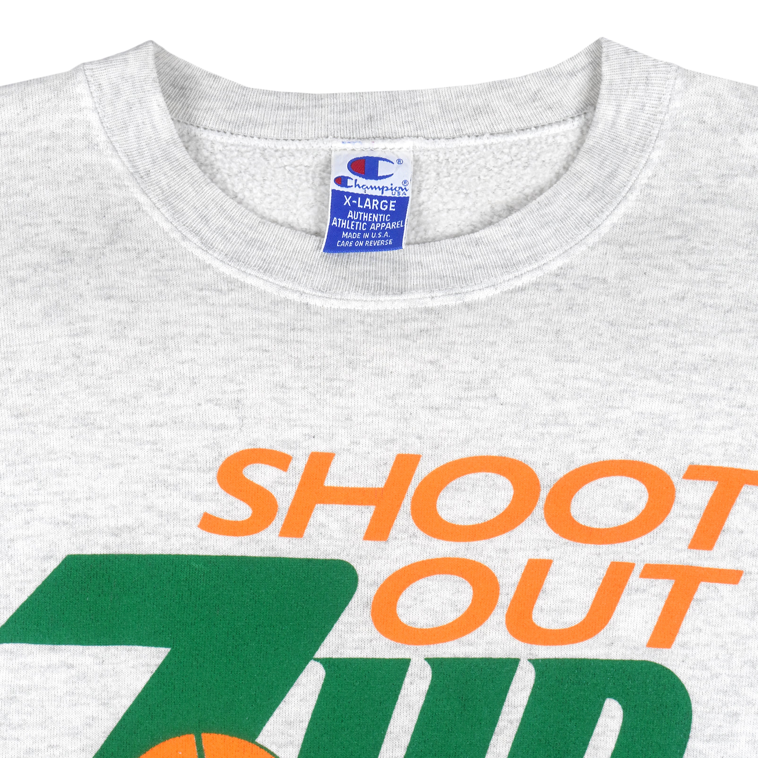 Champion - Seven-Up Crew Neck Sweatshirt 1990s X-Large Vintage Retro