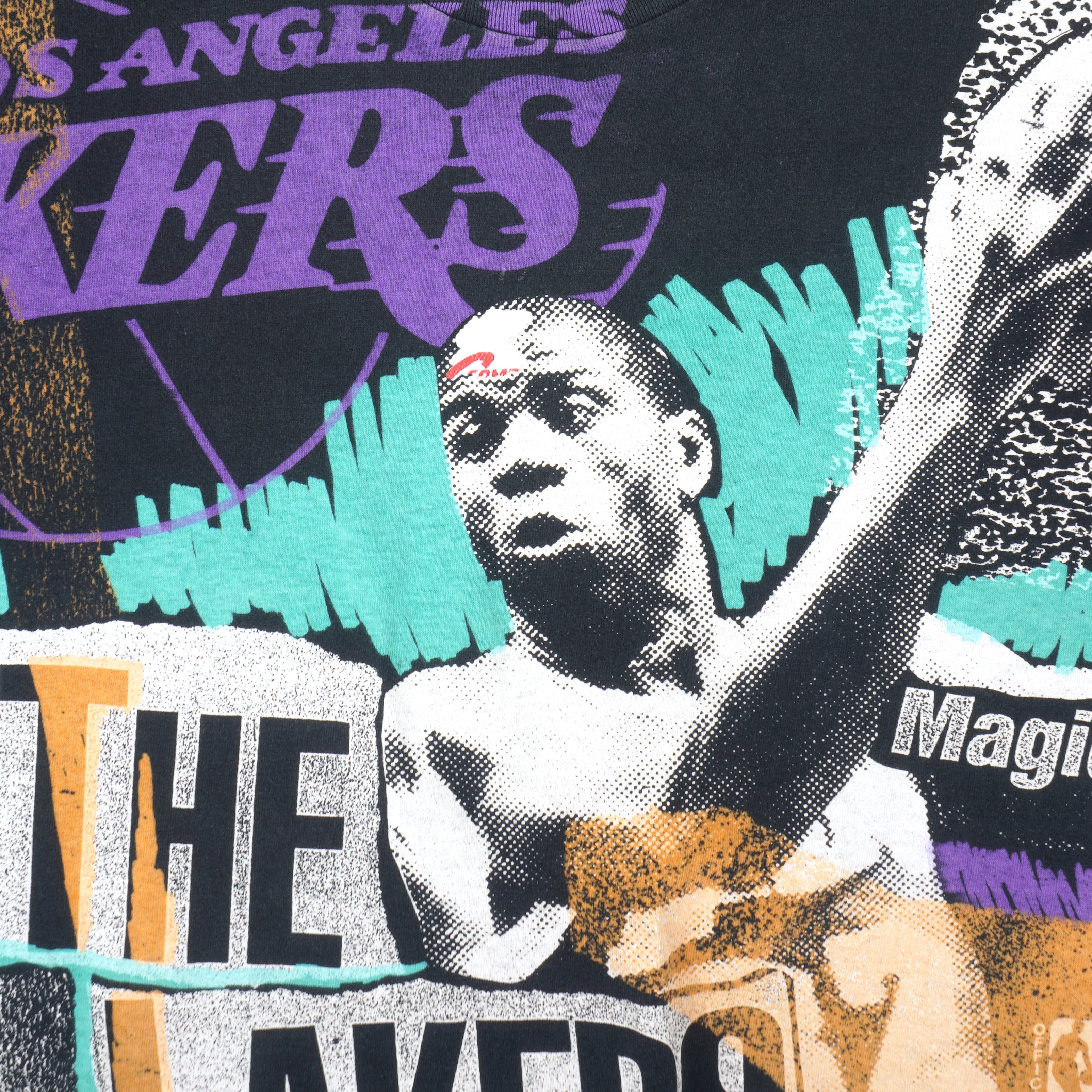 LOS ANGELES LAKERS MAGIC JOHNSON VINTAGE 90s CHAMPION NBA