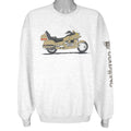 Vintage (Jerzees) - Honda Gold Wing Motorcycle Sweatshirt 1990s X-Large Retro 