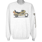 Vintage (Jerzees) - Honda Gold Wing Motorcycle Sweatshirt 1990s X-Large Retro 