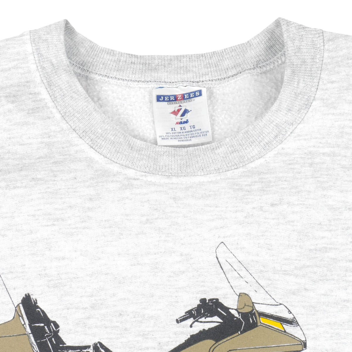 Vintage (Jerzees) - Honda Gold Wing Motorcycle Sweatshirt 1990s X-Large Retro 