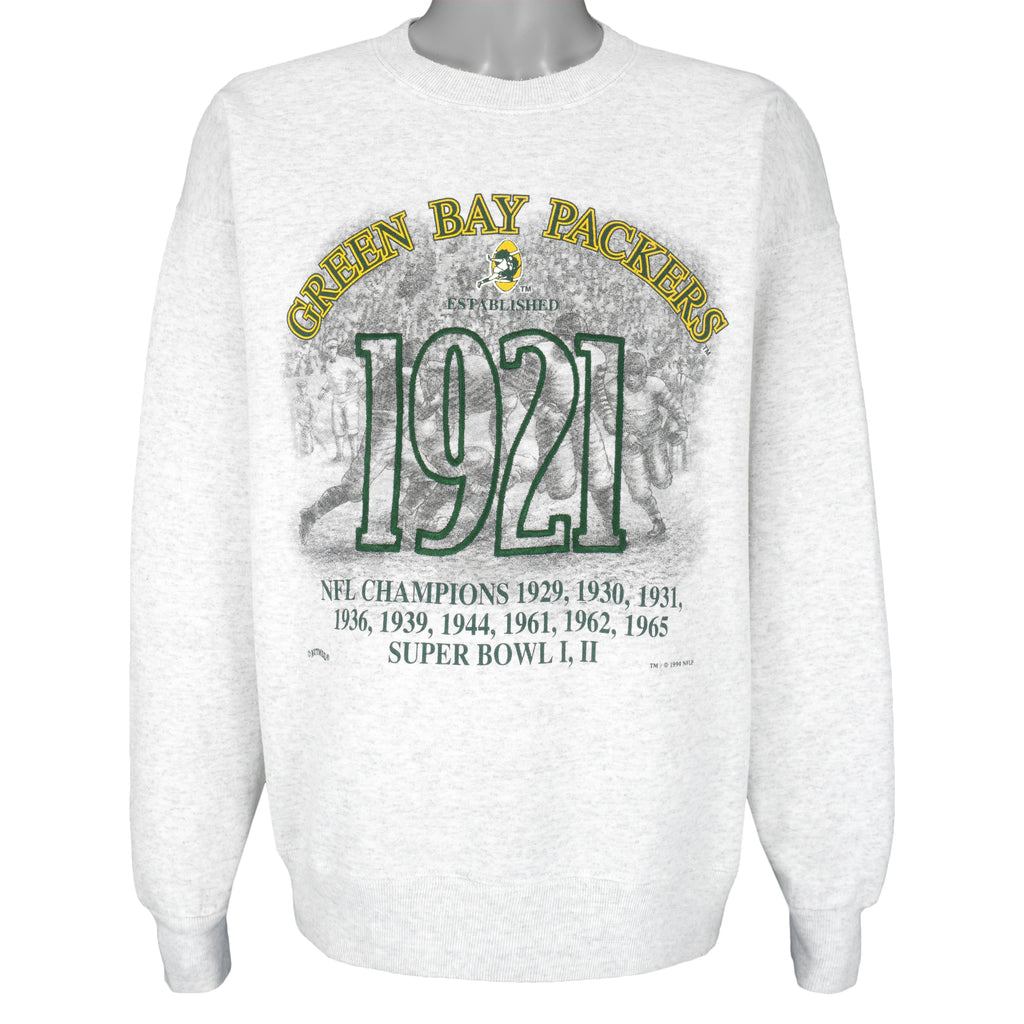 NFL (Nutmeg) - Green Bay Packers Crew Neck Sweatshirt 1994 X-Large Vintage Retro Football