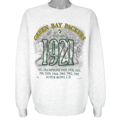 NFL (Nutmeg) - Green Bay Packers Crew Neck Sweatshirt 1994 X-Large