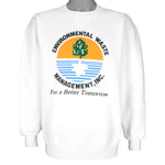 Vintage - Environmental Waste Management Crew Neck Sweatshirt 1990s X-Large