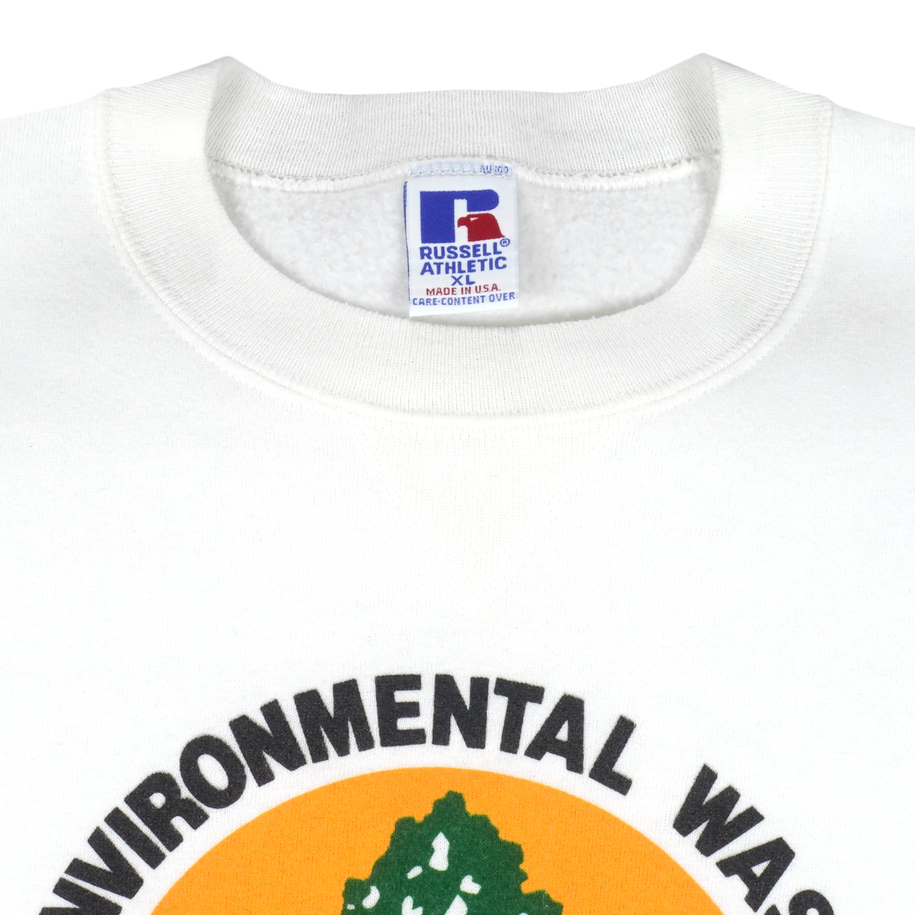 Vintage - Environmental Waste Crew Neck Sweatshirt 1990s X-Large Vintage Retro