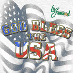 Vintage (Gilden) - God Bless America Crew Neck Sweatshirt 1990s Large Vintage Retro