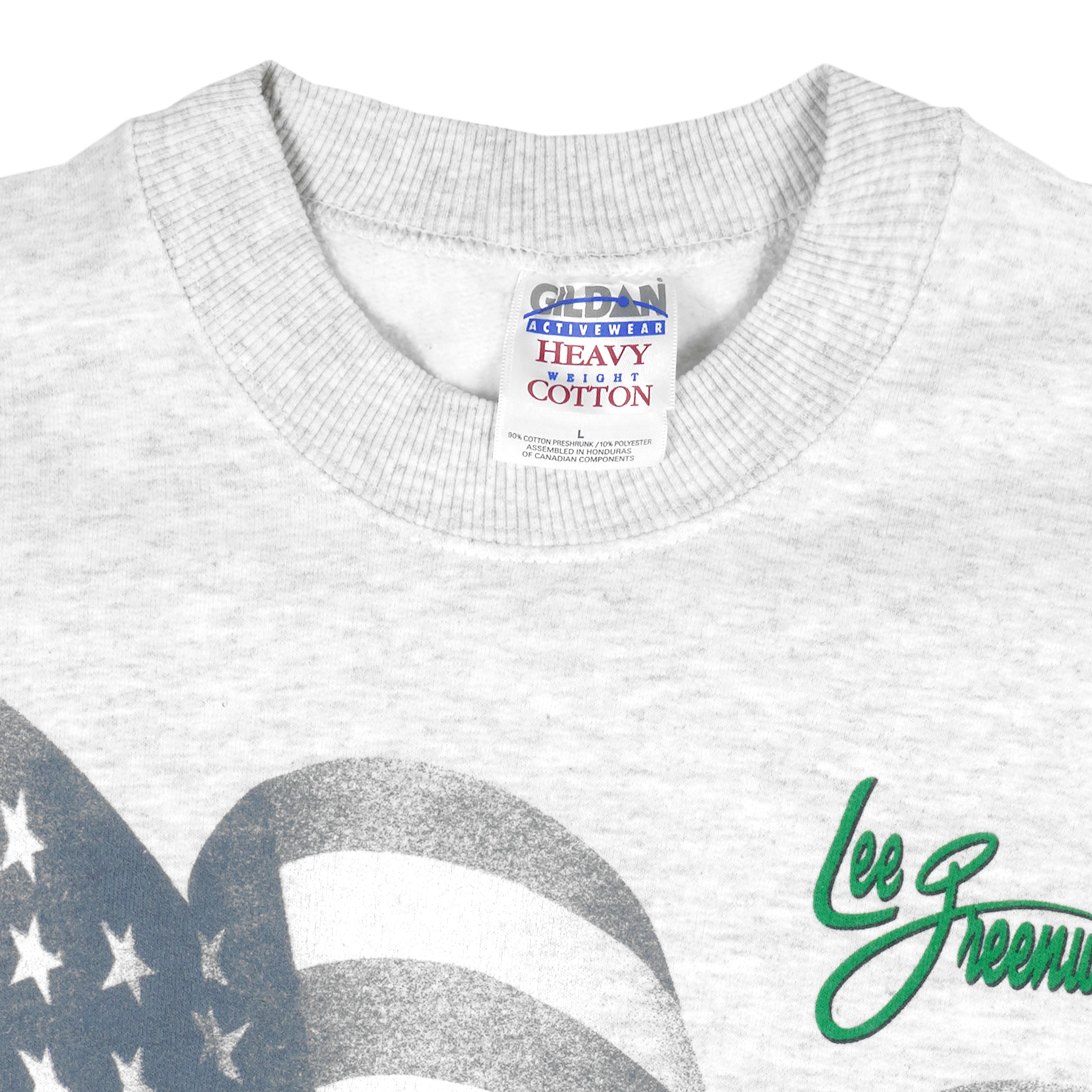 Vintage (Gilden) - God Bless America Crew Neck Sweatshirt 1990s Large Vintage Retro