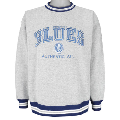 Vintage - Carlton Blues, AFL Crew Neck Sweatshirt 1990s Large