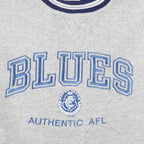 Vintage - Carlton Blues Football Club Sweatshirt 1990s Small Vintage Retro Football