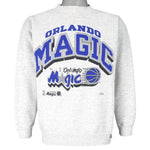 NBA (Logo 7) - Orlando Magic Crew Neck Sweatshirt 1990s Large Vintage Retro Basketball