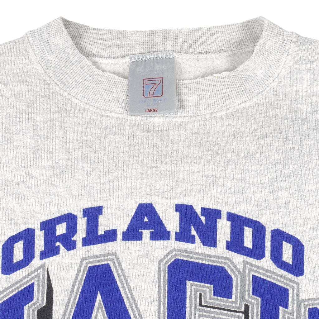 NBA (Logo 7) - Orlando Magic Crew Neck Sweatshirt 1990s Large Vintage Retro Basketball
