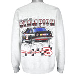 NASCAR (Nutmeg) - Dale Earnhardt, The Intimidator Sweatshirt 1990s X-Large Vintage Retro