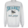 NHL (Lee) - San Jose Sharks Crew Neck Sweatshirt 1990s X-Large Vintage Retro Hockey